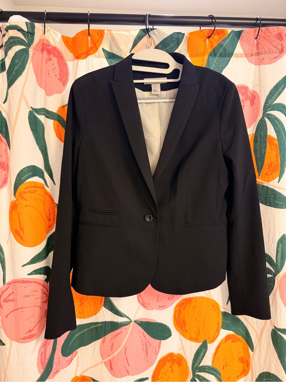 H&M Black Single-Button Women's Blazer